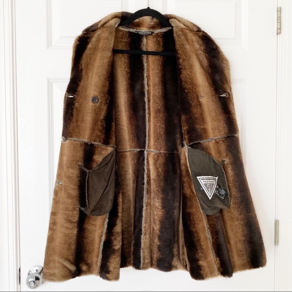 Marvin Richards Suede Coat Fur Lined (faux fur). Fabulous! - Picture 2 of 4